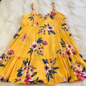 XL Old Navy yellow floral sundress